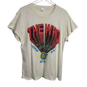 Madeworn THE WHO t-shirt vintage graphic size Medium Long Live Rock tee